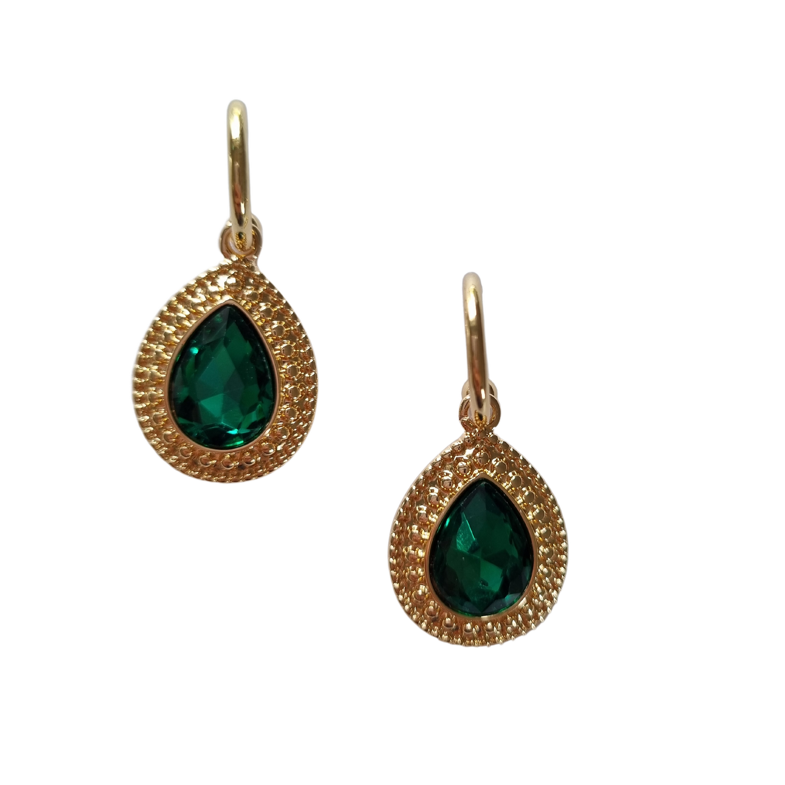 Green deals gemstone earrings