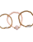 Beaded Bracelet Set 1705147pink