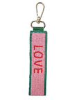 Beaded Keychain Love Amore K1486